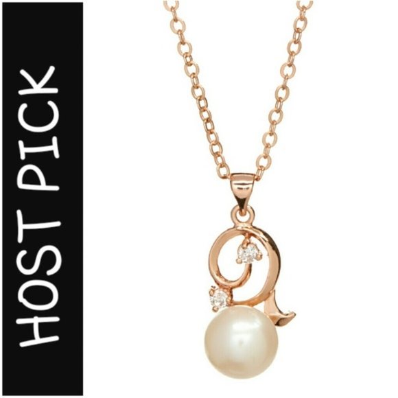 PO White Pearl Cubic Zirconia Edna Necklace - Picture 2 of 15